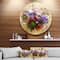 Designart - Floral Still with Bunch of Flowers' Floral Metal Circle Wall Art